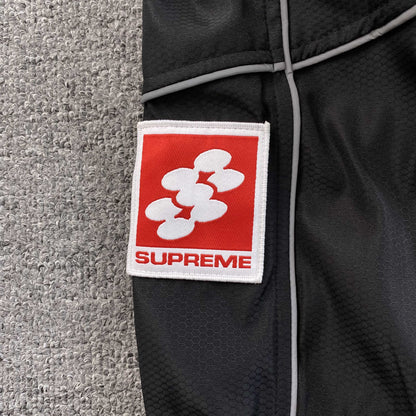 Campera Supreme Reflective Piping Pullover Negra