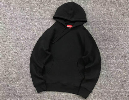 Buzo Supreme Satin Appliqué Negro