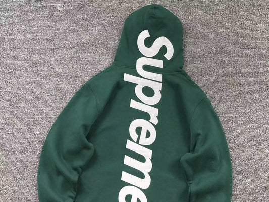 Buzo Supreme Satin Appliqué Verde