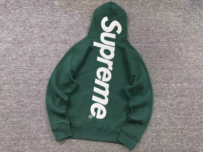 Buzo Supreme Satin Appliqué Verde