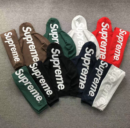 Buzo Supreme Satin Appliqué Navy