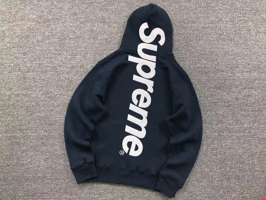 Buzo Supreme Satin Appliqué Navy