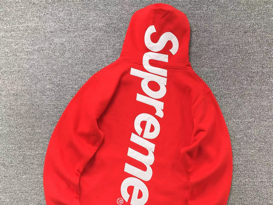 Buzo Supreme Satin Appliqué Rojo