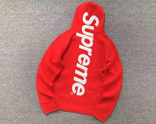 Buzo Supreme Satin Appliqué Rojo