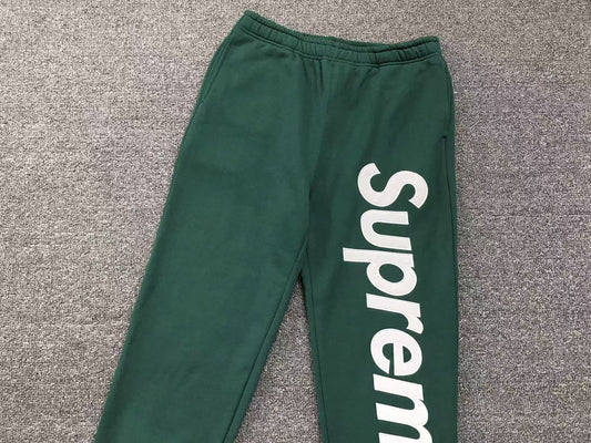 Pantalón Supreme Satin Appliqué Verde