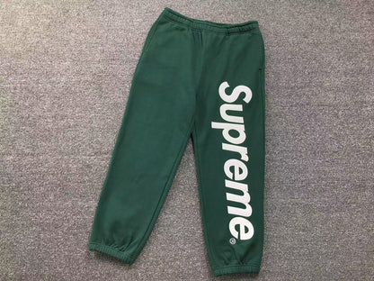 Pantalón Supreme Satin Appliqué Verde
