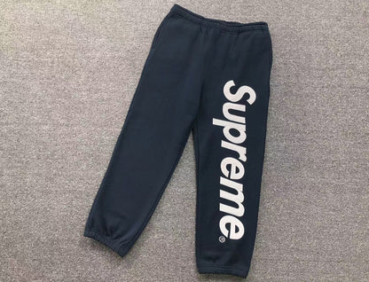 Pantalón Supreme Satin Appliqué Navy
