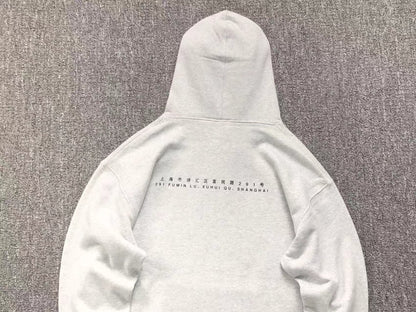 Buzo Supreme Shanghai Box Logo Gris