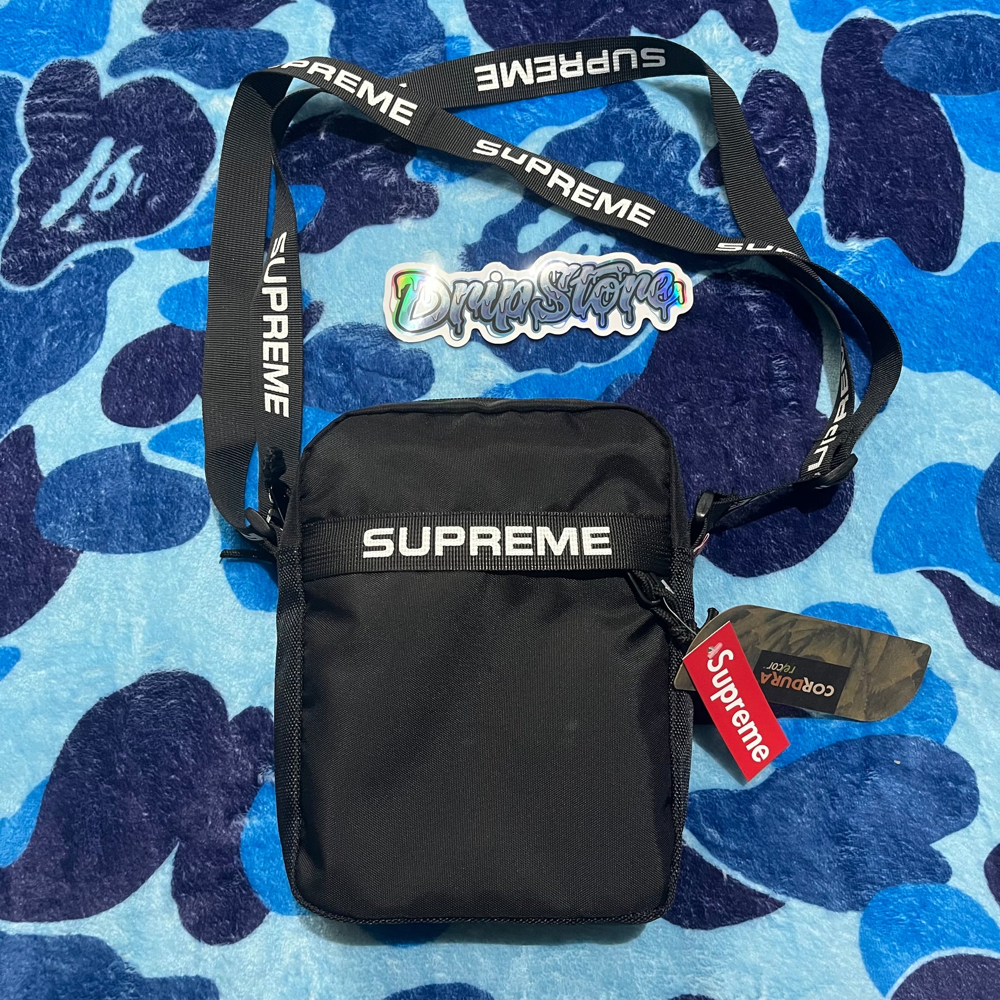 supreme-shoulder-bag-fw22-black-Drip Store Argentina