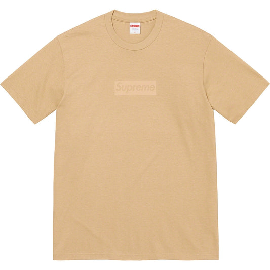 supreme-tonal-box-logo-tee-khaki-Drip Store Argentina