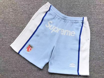 Short Supreme Umbro Knit Soccer Celeste