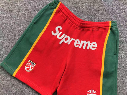 Short Supreme Umbro Knit Soccer Rojo