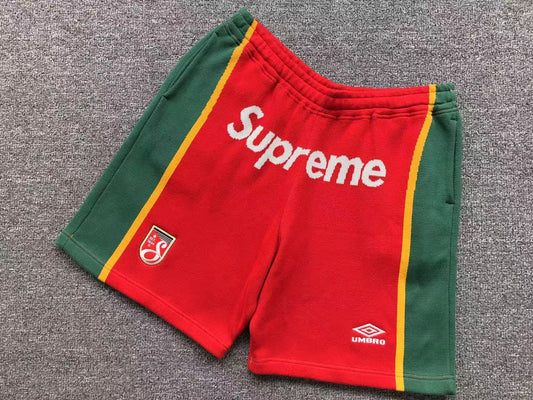 Short Supreme Umbro Knit Soccer Rojo