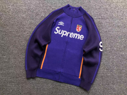 Campera Supreme Umbro Zip Up Sweater Violeta