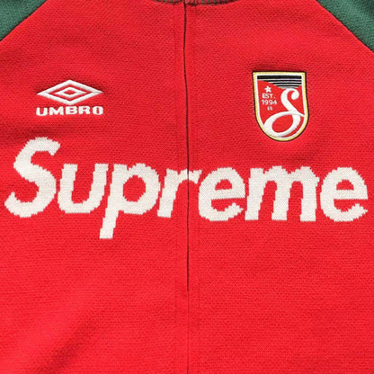 Campera Supreme Umbro Zip Up Sweater Roja