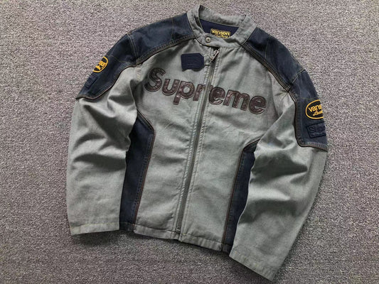 Campera Supreme Vanson Leathers Cordura Cotton Denim