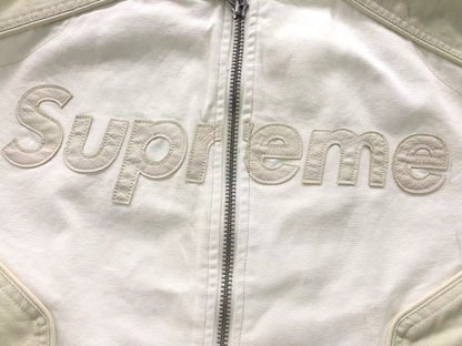Campera Supreme Vanson Leathers Cordura Cotton Blanca
