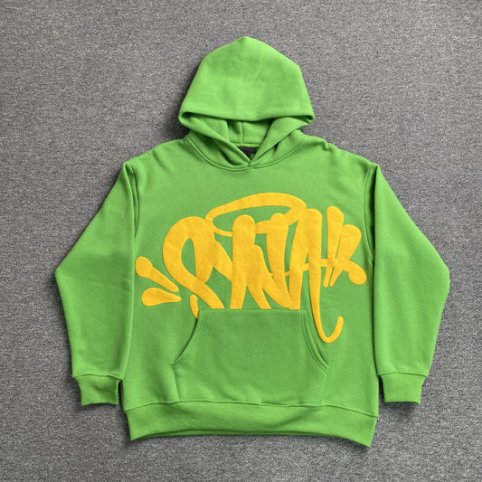 syna-world-syna-logo-hoodie-green-Drip Store Argentina