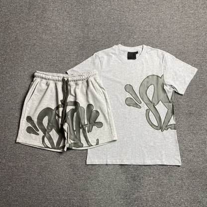 syna-world-syna-logo-t-shirtshort-set-grey-Drip Store Argentina