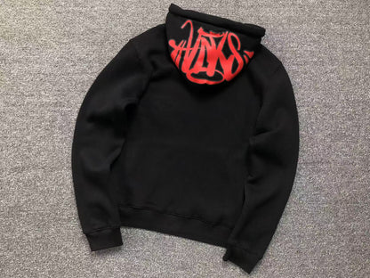 Conjunto Syna World Syna Logo Negro Rojo