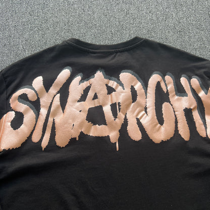 Remera Syna World Synarchy Negra Rosa