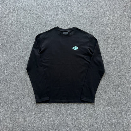 Remera Syna World Synarchy Negra Celeste