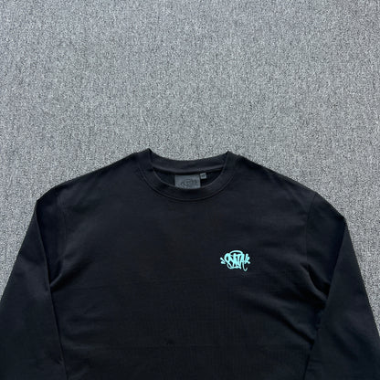 Remera Syna World Synarchy Negra Celeste