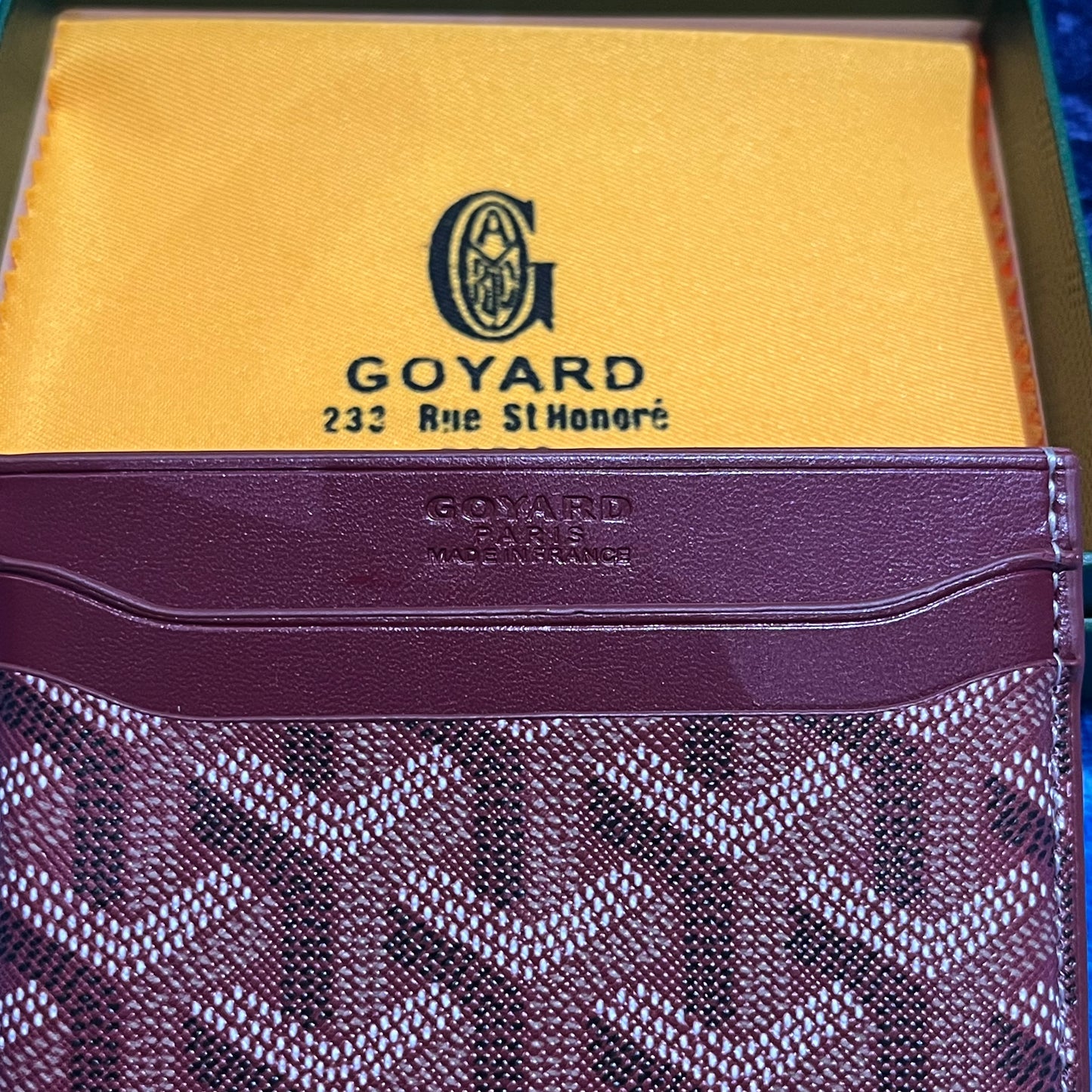 Tarjetero Goyard