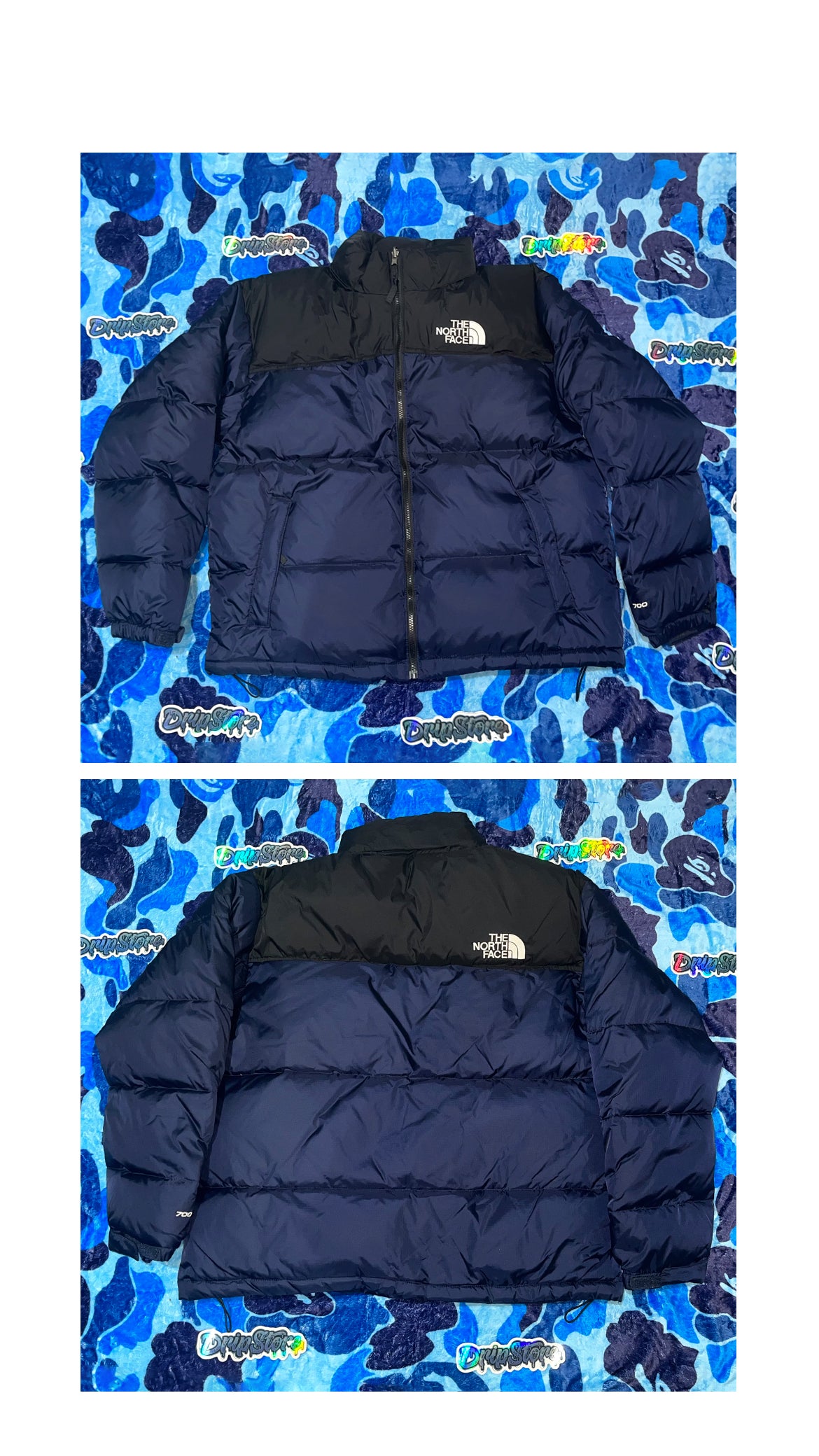 PUFFER THE NORTH FACE 700 NAVY TALLE L