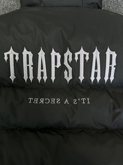 Campera Trapstar Decoded Hooded 2.0 Puffer Negra