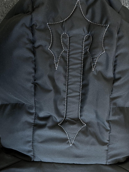 Campera Trapstar Decoded Hooded 2.0 Puffer Negra