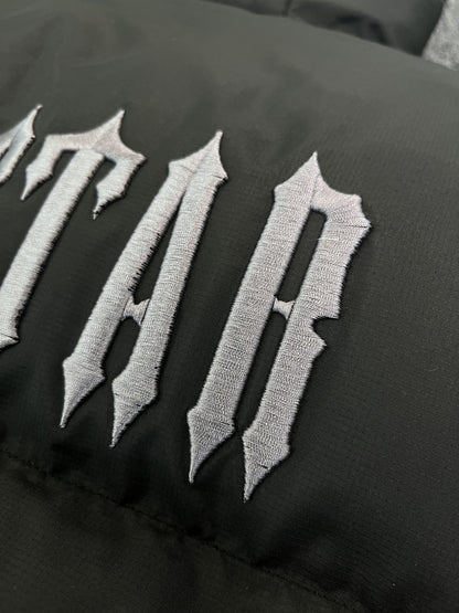 Campera Trapstar Decoded Hooded 2.0 Puffer Negra