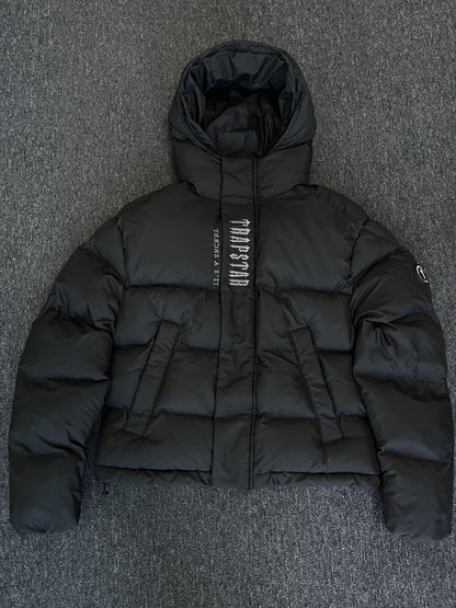 Campera Trapstar Decoded Hooded 2.0 Puffer Negra