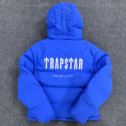 Campera Trapstar Decoded Hooded 2.0 Puffer Azul