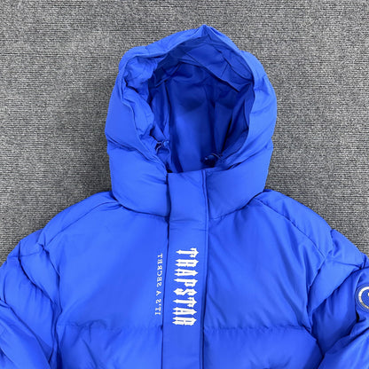 Campera Trapstar Decoded Hooded 2.0 Puffer Azul