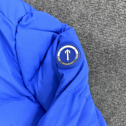 Campera Trapstar Decoded Hooded 2.0 Puffer Azul