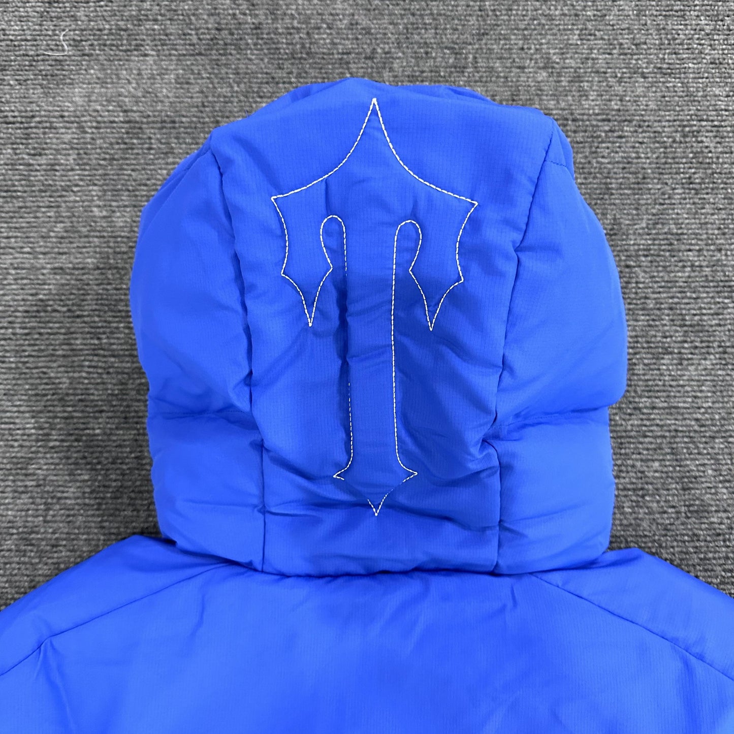 Campera Trapstar Decoded Hooded 2.0 Puffer Azul