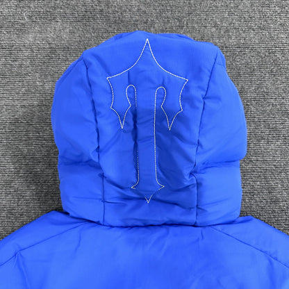 Campera Trapstar Decoded Hooded 2.0 Puffer Azul