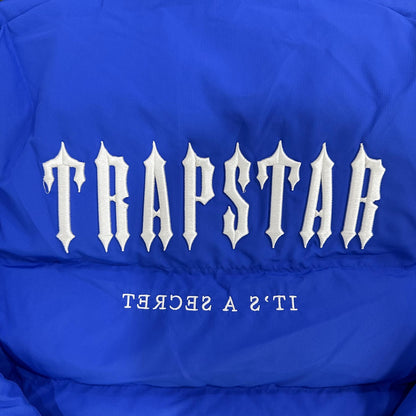 Campera Trapstar Decoded Hooded 2.0 Puffer Azul