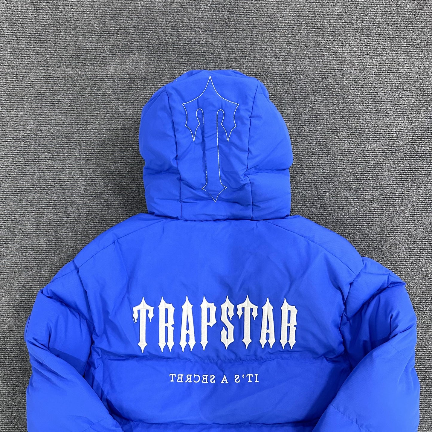 Campera Trapstar Decoded Hooded 2.0 Puffer Azul
