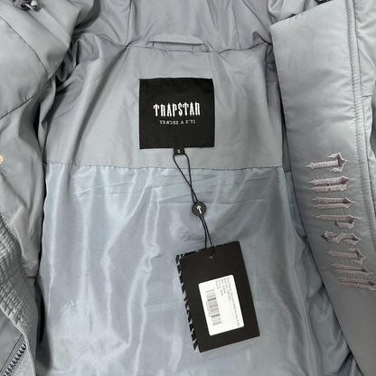 Campera Trapstar Decoded Hooded 2.0 Puffer Gris