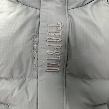Campera Trapstar Decoded Hooded 2.0 Puffer Gris
