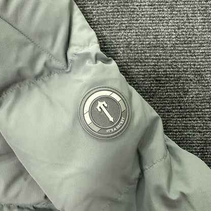 Campera Trapstar Decoded Hooded 2.0 Puffer Gris