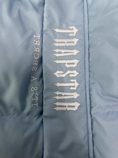 Campera Trapstar Decoded Hooded 2.0 Puffer Celeste