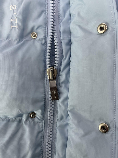 Campera Trapstar Decoded Hooded 2.0 Puffer Celeste