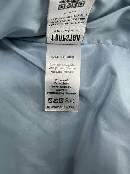 Campera Trapstar Decoded Hooded 2.0 Puffer Celeste