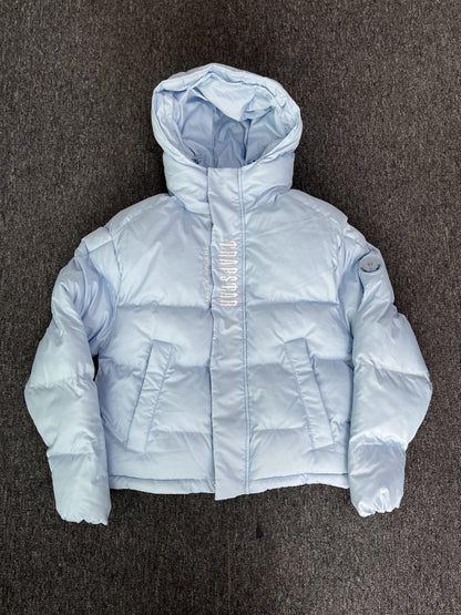 Campera Trapstar Decoded Hooded 2.0 Puffer Celeste