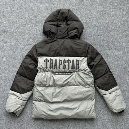 Campera Trapstar Decoded Puffer Gris
