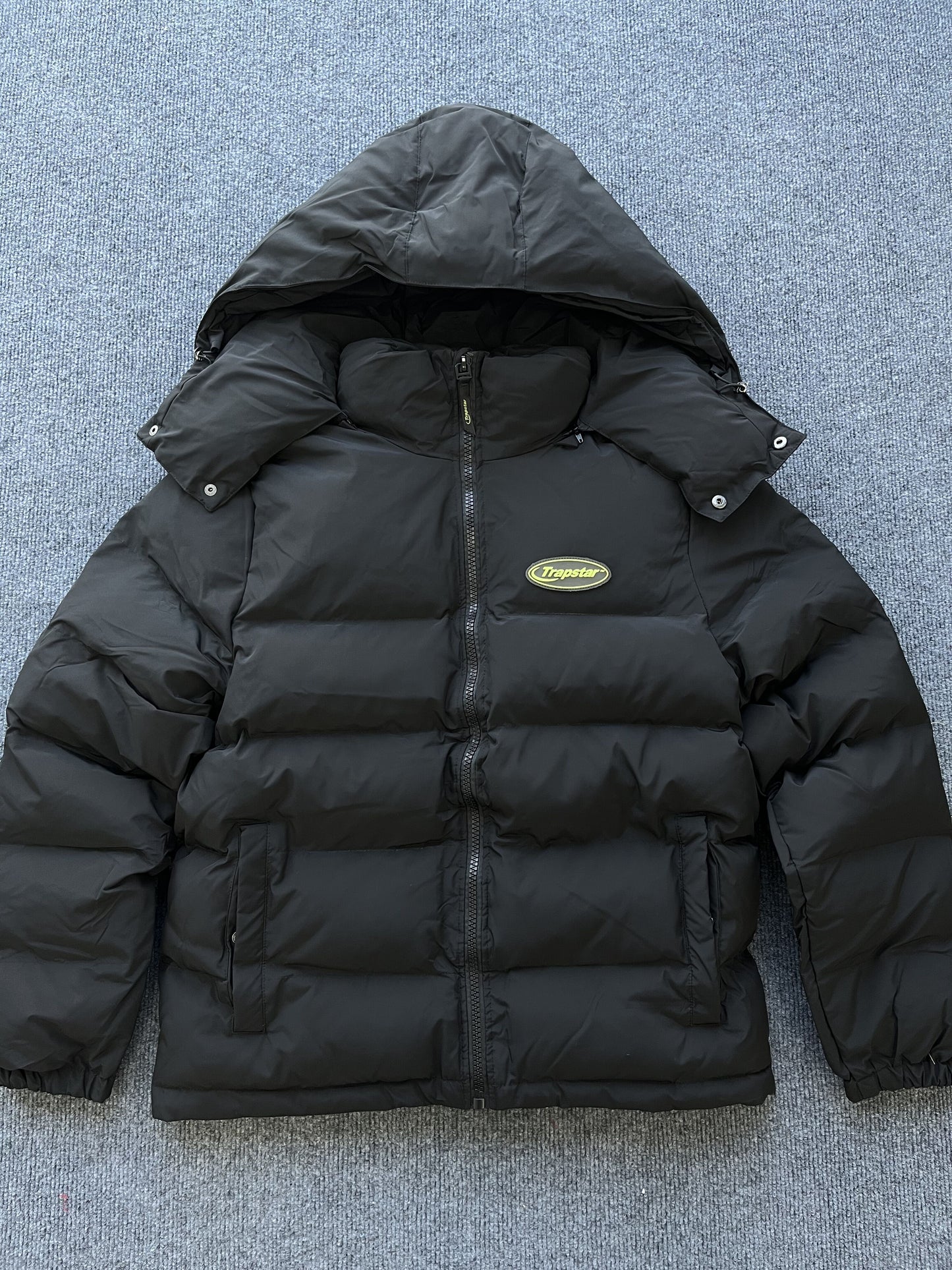 Campera Trapstar Hyperdrive Detachable Hooded Puffer Negra
