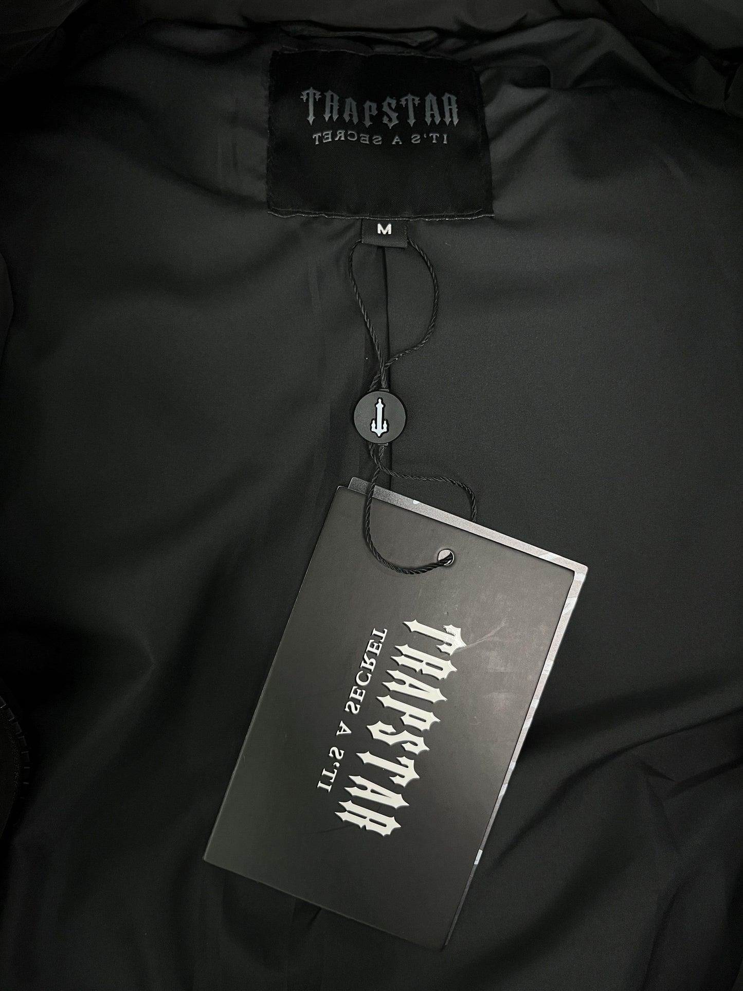 Campera Trapstar Hyperdrive Detachable Hooded Puffer Negra